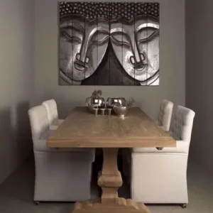 Esstisch Le Mans aus Teakholz 200 - 240 cm Expressversand