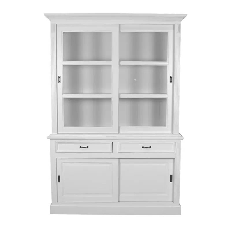 Neue Ware Vitrinen Schrank Vincenza 150 cm Landhaus - verschiedene Farben