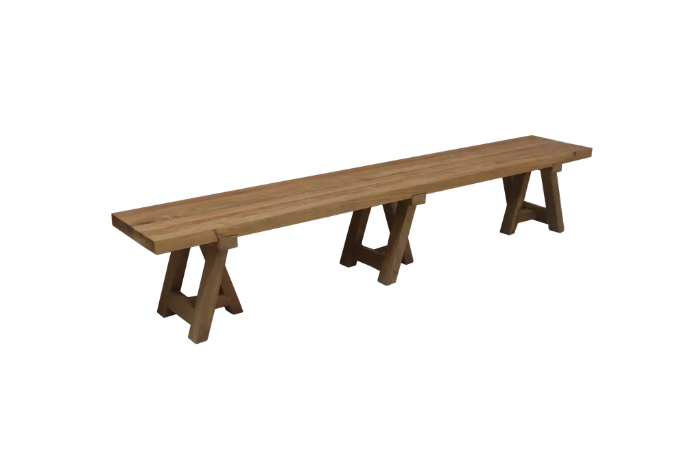 Gartenbank Frejus Teakholz massiv Outdoor Gartenmöbel Teak Bank Billig