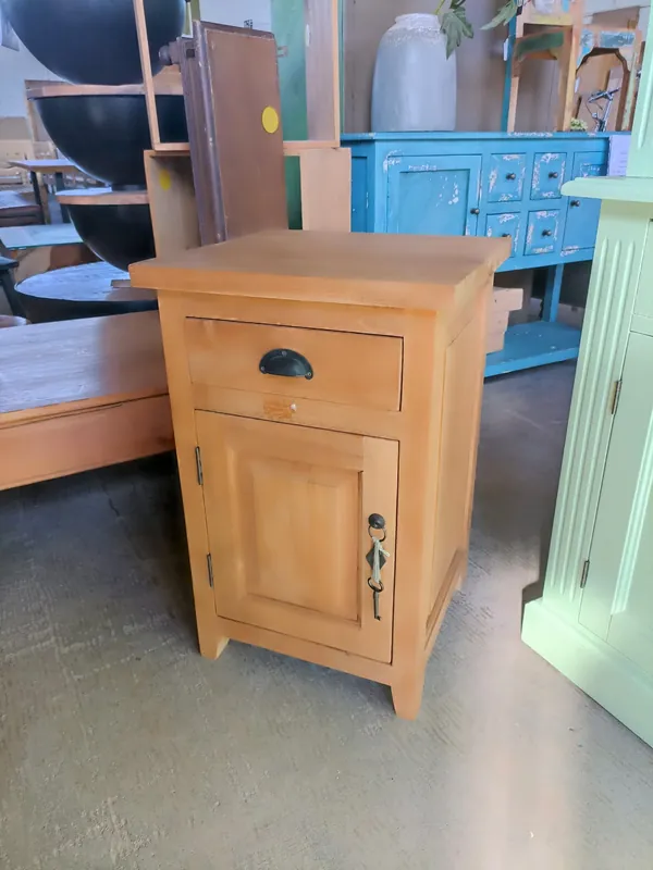 Nachtschrank Landhausstil aus Teakholz Kommode Anrichte Sideboard Bestpreis