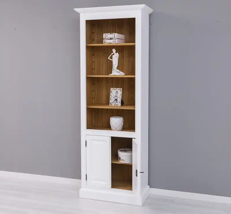 Vielseitiges Bücherregal mit 2 Türen und Regalfläche Expressversand
