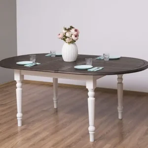 Esstisch ausziehbar 160/200, 180/220, 210/250 cm mit gedrechselten Beinen - Landhaus Tisch Markenware
