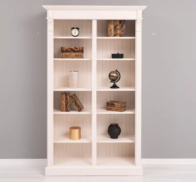 Bücherregal im Landhaus Stil - Massivholz Regal - Bücherwand Bücherschrank Beliebt