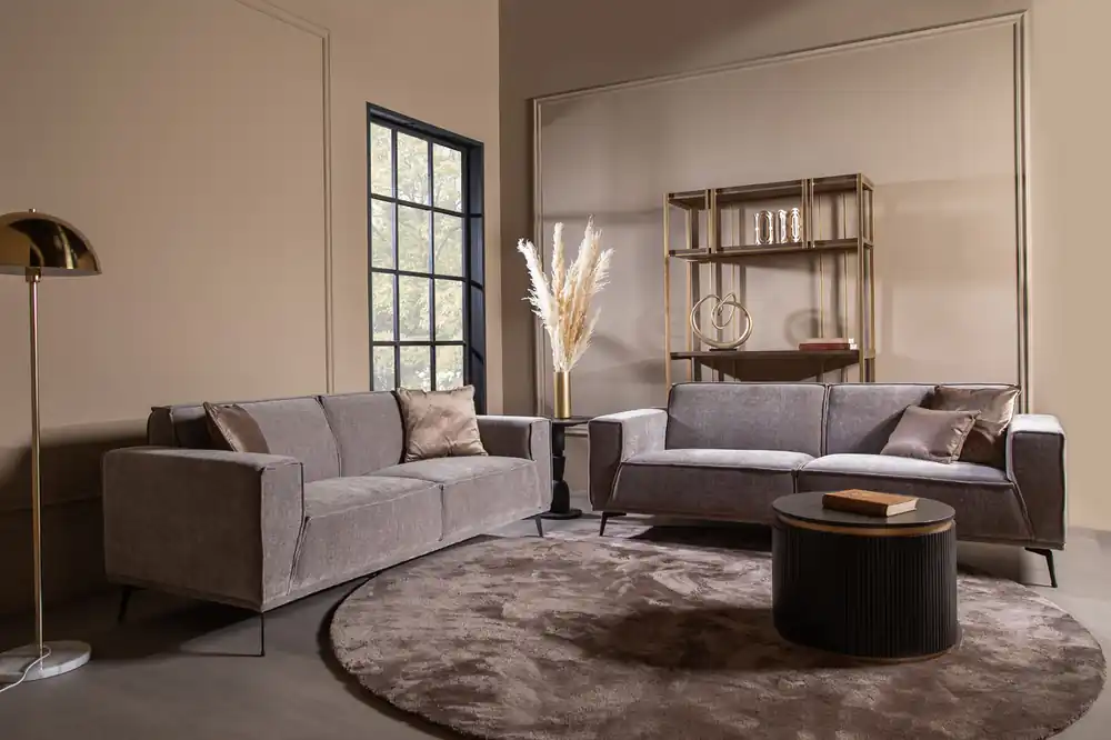 Rabatt Sofa - Leeds - Loungesofa - 3 + 2,5 Sitzer in verschiedenen Farben - sofort lieferbar