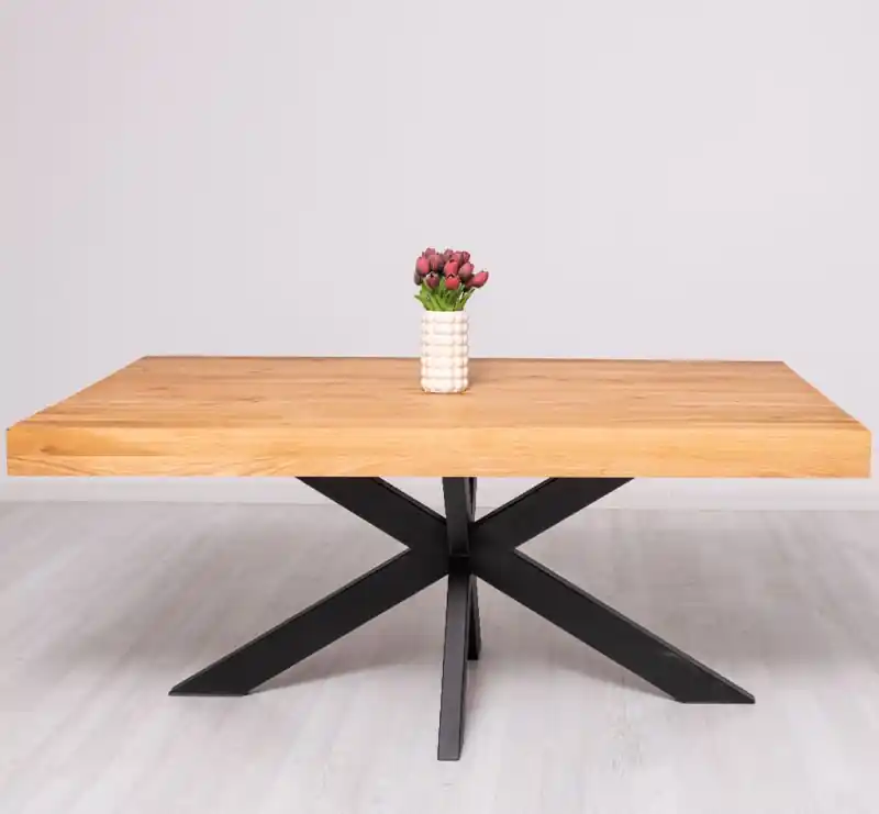 Esstisch Eiche 180, 210 oder 240 cm lang - Eichen-Tischplatte Top-Preis