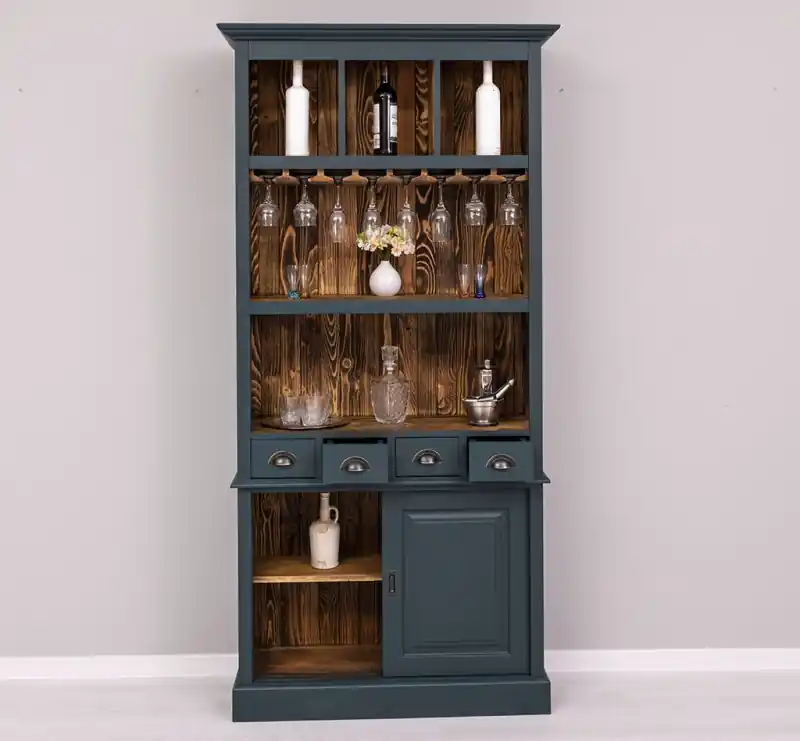 Barschrank aus massiven Kiefernholz - 103 cm Breit - Landhaus Schrank Preisreduziert