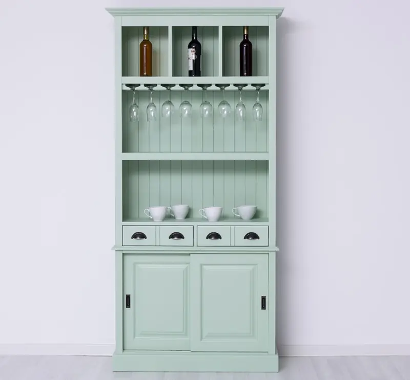 Barschrank aus massiven Kiefernholz - 103 cm Breit - Landhaus Schrank Direkt Vom Hersteller