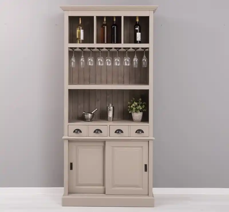 Barschrank aus massiven Kiefernholz - 103 cm Breit - Landhaus Schrank Meistverkauft