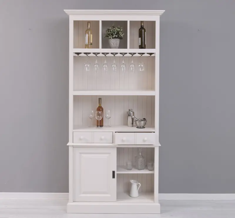 Sale Barschrank aus massiven Kiefernholz - 103 cm Breit - Landhaus Schrank