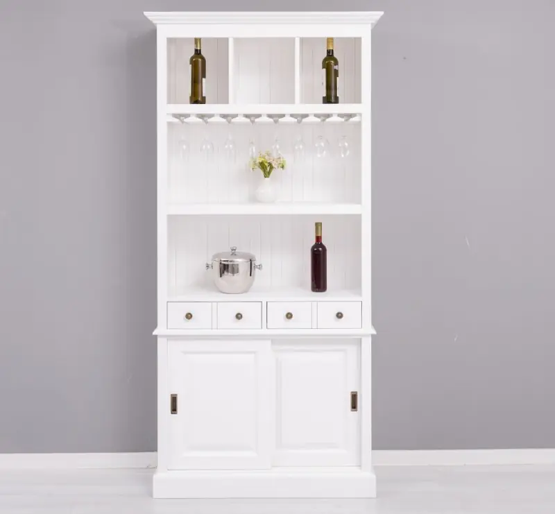 Wochenendangebot Barschrank aus massiven Kiefernholz - 103 cm Breit - Landhaus Schrank