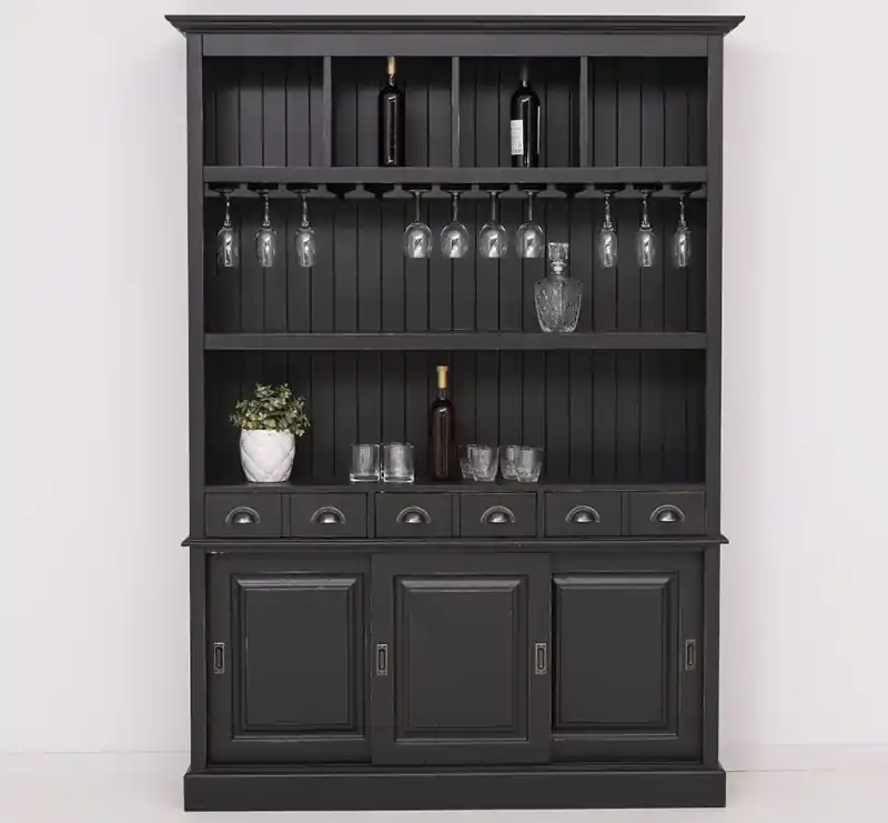 Direkt Vom Hersteller Barschrank Massivholz - 151 cm Breit - Landhaus Schrank