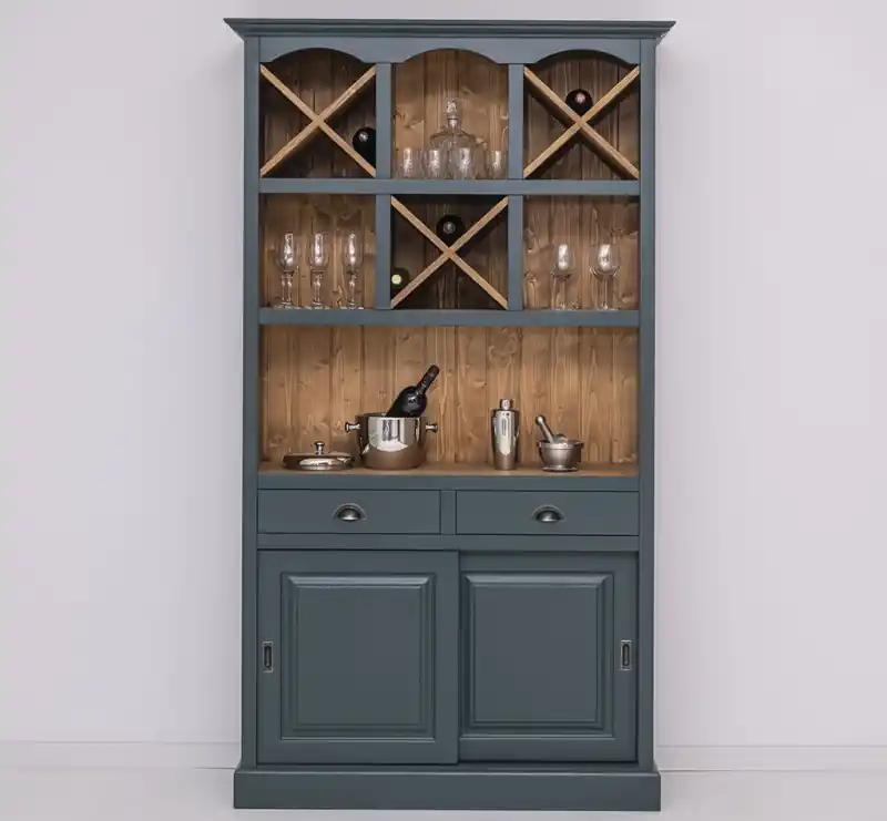 Barschrank Massivholz - 120 cm Breit - Landhaus Schrank Ausverkauf