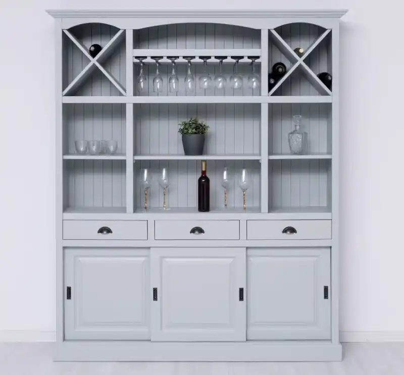 Barschrank aus massiven Kiefernholz - 180 cm Breit - Landhaus Schrank Preis Gesenkt