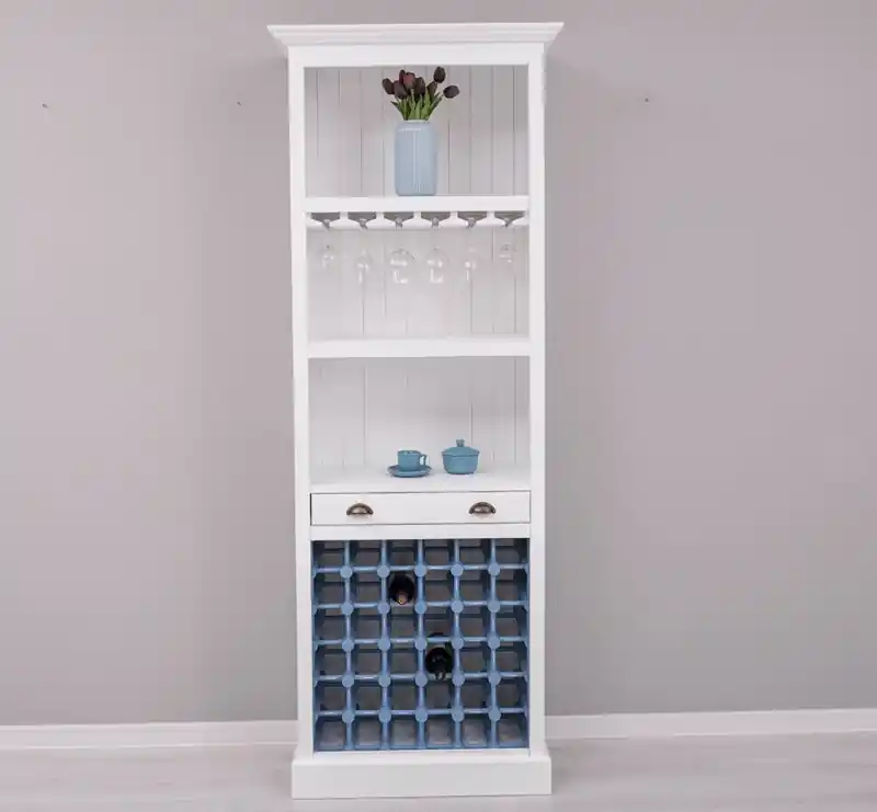 Preis Gesenkt Barschrank aus massiven Kiefernholz - 78 cm Breit - Landhaus Schrank