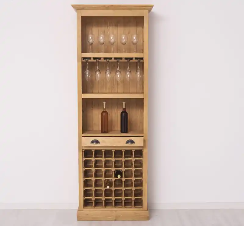 Barschrank aus massiven Kiefernholz - 78 cm Breit - Landhaus Schrank Angebot