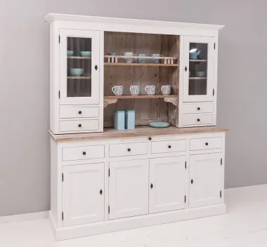 Finale Aktion Landhaus Küchenschrank im alten Landhausstil aus Massivholz Küchen Schrank 180 cm