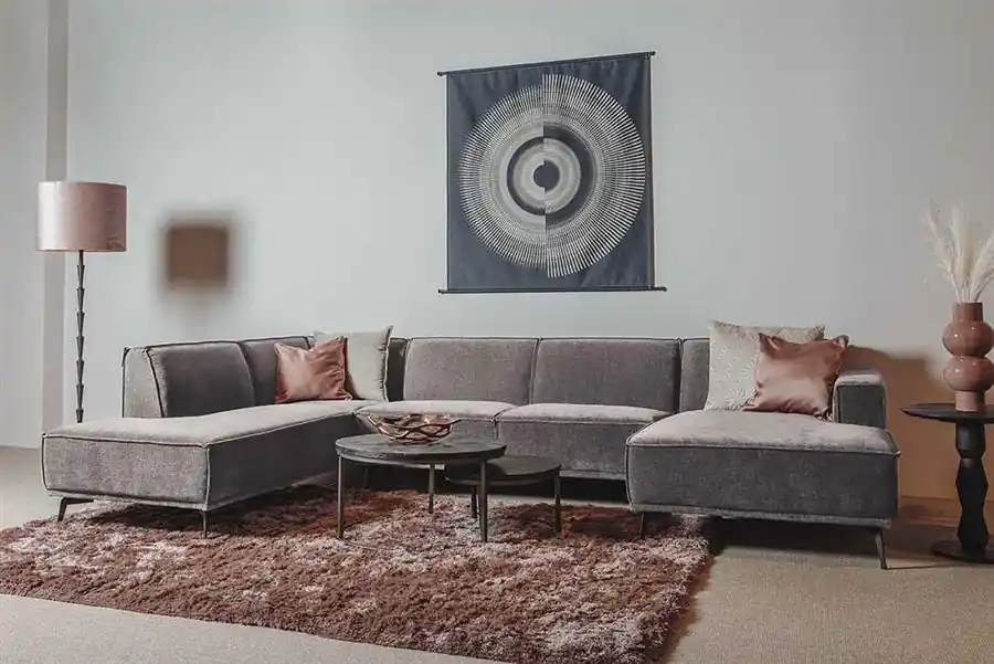 Zertifiziert Leeds Loungesofa 350cm Ottomane L - Ecksofa - Sofa - sofort lieferbar