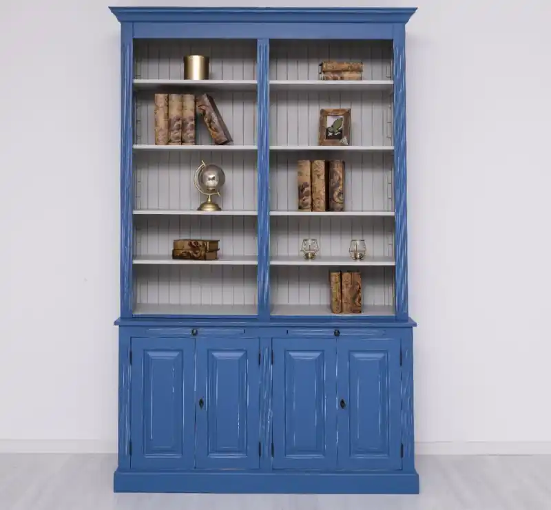 Bücherschrank im Landhaus und Antik Stil- Massivholz Regal - verschiedene Varianten möglich Wochenendangebot