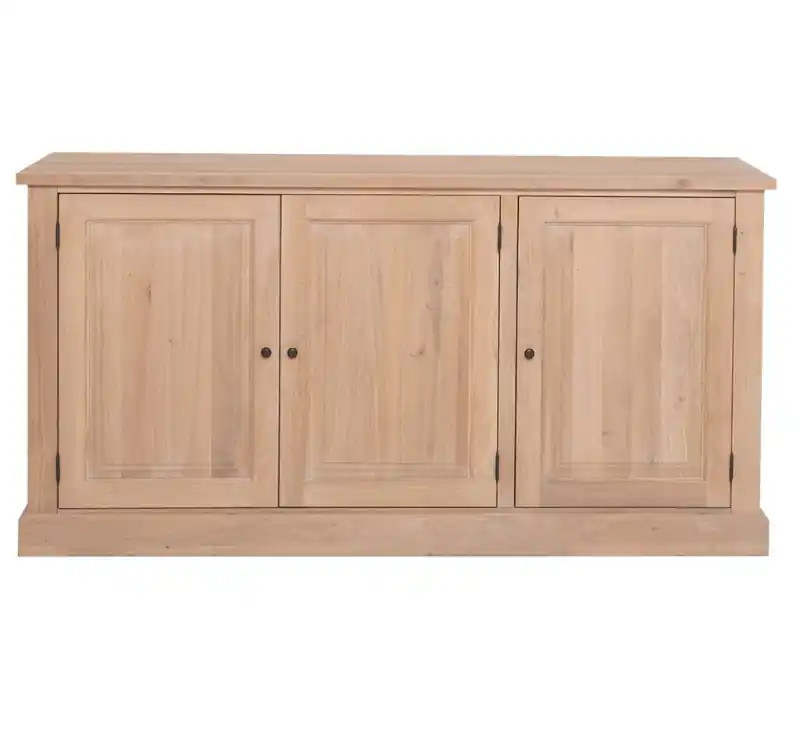 Abverkauf Elegante Anrichte aus Eiche mit 3 Türen Landhaus Sideboard