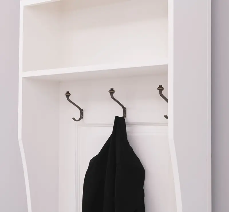 Neu Garderobe mit Kleiderhacken - 80 cm in verschiedenen Farben