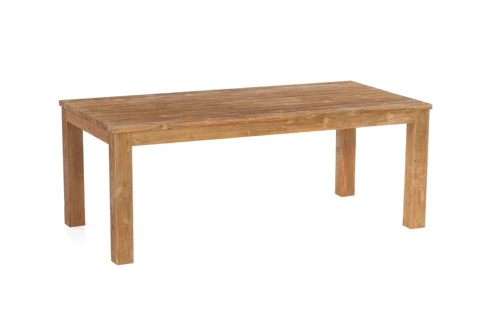 Tisch CHARLESTON aus Old-Teak ca. 200x100 cm Beliebt