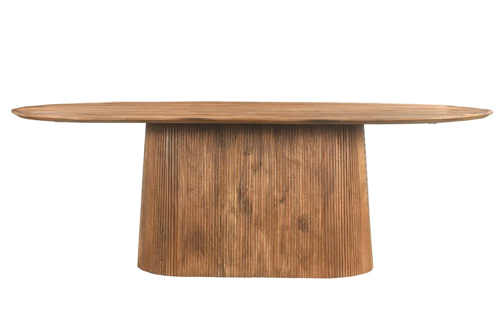 Geprüft Salvator Esstisch aus Mango-Holz 200 cm – Braun