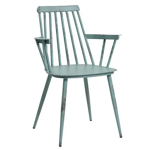 Aluminium Sessel "Quinn" in retro grün Preis Gesenkt