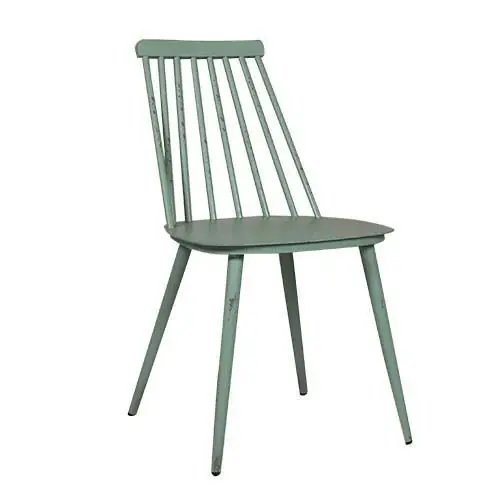 Aluminium Stuhl "Edson" in retro grün Neue Ware