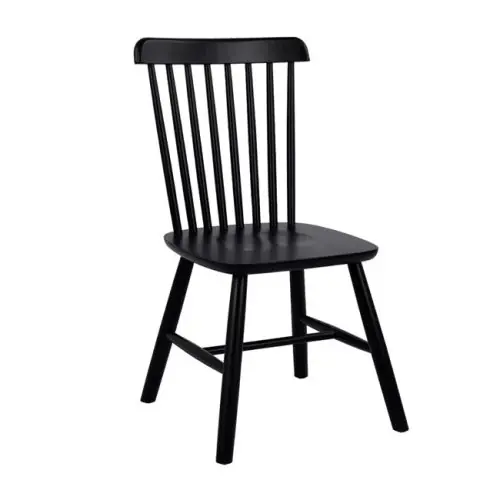 Holzstuhl Lucien in Schwarz 48x54x86 cm Preiswert