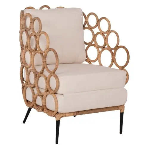 SESSEL RATTAN-METALL NATURFARBE Sofort Bestellen
