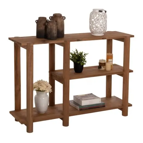KONSOLE KUTAI RECYCELTES TEAKHOLZ IN NATÜRLICHER RUSTIKALFARBE 120x35x80Hcm Top-Preis