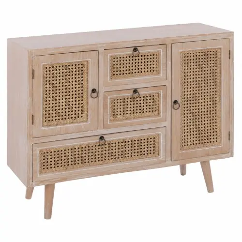 KANNA BUFFET NATÜRLICHE WEISSE PATINA 90Χ33,5Χ73Y cm. Sofort Bestellen