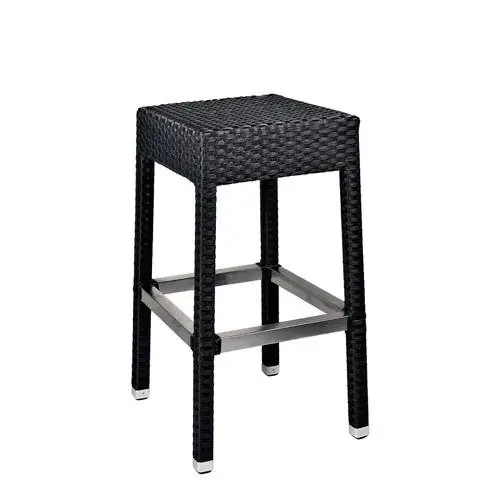 Kracherpreis Stehtischgestell aus Aluminium in Mocca (B:70cm/T:70cm/H:110cm)