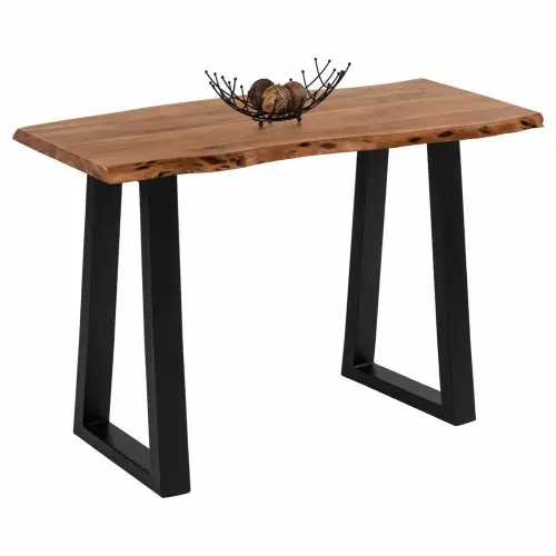 STAND BAR MONTANA 4cm DICK AUS MASSIVEM AKAZIEN HOLZ 120x53x96 cm Aktuell