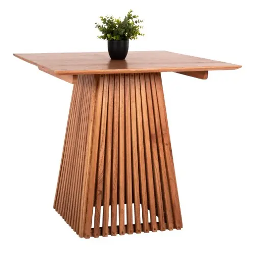 Super-Preis ESSTISCH QUADRATISCH MASSIVES MINDIHOLZ 80x80x75Hcm