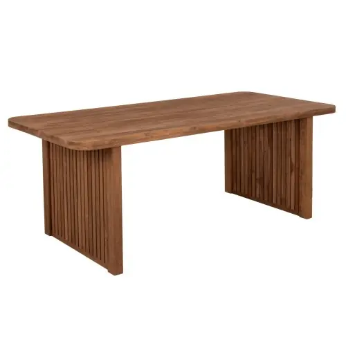 ESSTISCH BONTANG RECYCELTES TEAK IN NATÜRLICHER RUSTIKALFARBE 200x90x76Hcm Markenprodukt