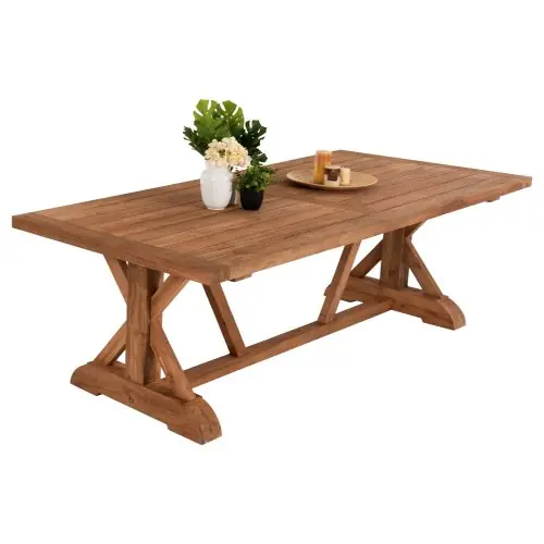 ESSTISCH KRONOS RECYCELTES TEAKHOLZ IN NATURAL 240x100x75 cm Online Kaufen