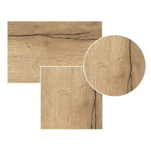 Tischplatte Melamin "Eiche Natur" Ø70 cm 25mm Stärke Markenprodukt
