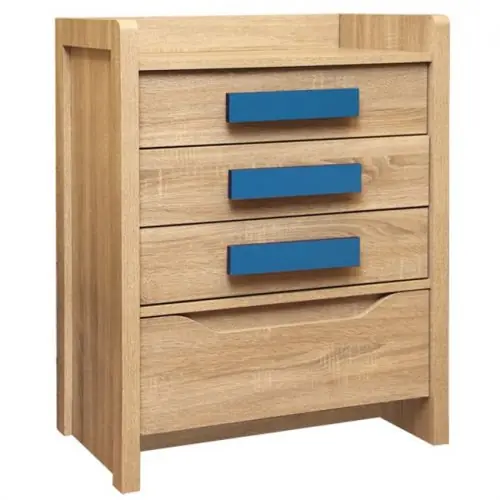 Neue Ware Schublade "Playroom Sonama" with 4 Drawers in blau 63x40x80cm