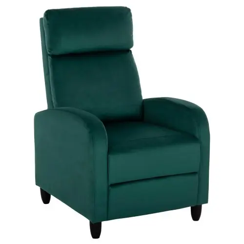 SESSEL RELAX GRÜN SAMT 67,5x90x104Hcm Preisknaller