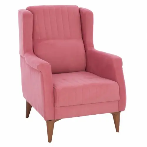 Neue Kollektion SESSEL "TIMMY" AUS ROSE SAMT 70x80x98 cm