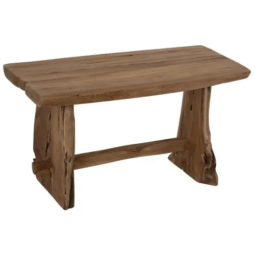 Letzte Chance BANK AUS MASSIVEM TEAK-NATURHOLZ 80X40X44 cm