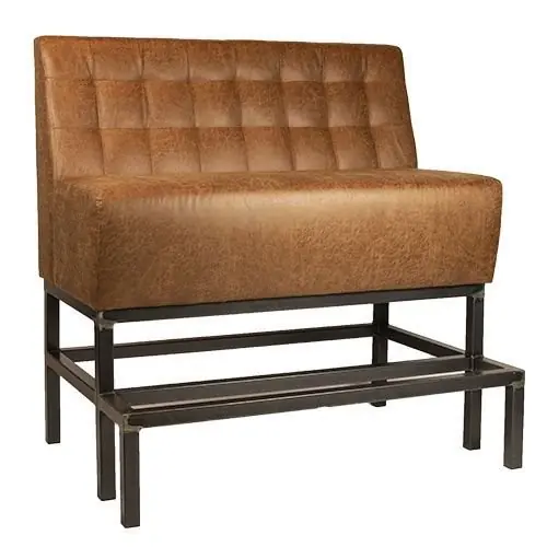 Vinnie Hohe Sitzbank 120cm in Farbe Cognac Sichere Zahlung