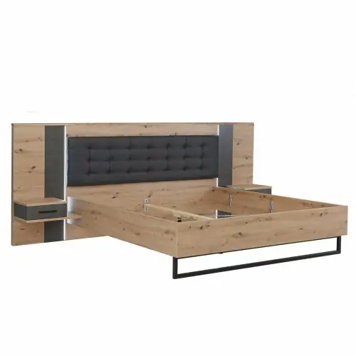 Neue Ware ODIE BETT MIT INTEGRIERTEN NACHTBETT FÜR MATRATZE 160X200 cm.