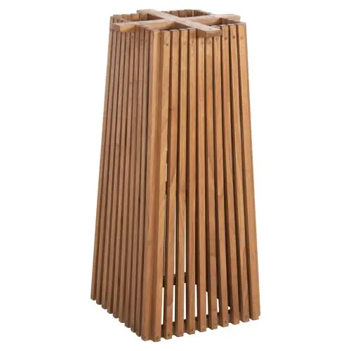 Schneller Versand BARTISCHBEINE-UNTERGESTELL QUADRATISCH MINDIHOLZ IN NATUR FARBE 40x40x90Hcm