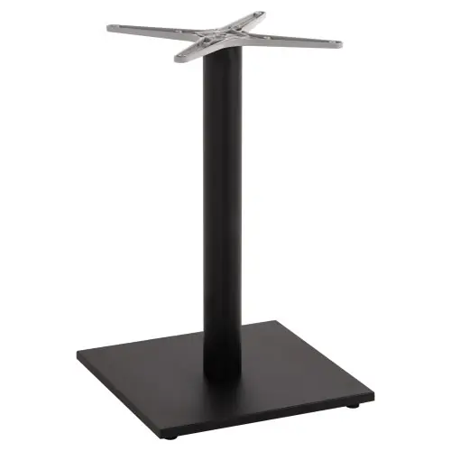 Neue Ware UNTERGESTELL FÜR TISCH ALUMINIUM GRAU-48x48cm KREUZ- 45Χ45Χ73 cm