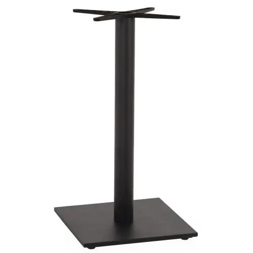 Billig UNTERGESTELL FÜR STEHTISCH MITTELHÖHE - MATTGRAUES METALL - HÖHENVERSTELLER - KREUZ 46Χ46cm 45Χ45Χ94 cm