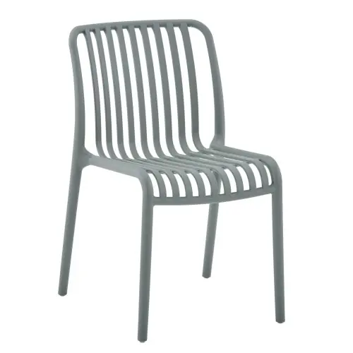 STUHL OUTDOOR CONVEE POLYPROPYLEN IN DUNKEL OLIVE 52,5x44,5x79Hcm Finale Aktion