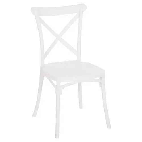 POLYPROPYLEN-STUHL ANJI WEISS STAPELBARE 47,5x52x90Hcm Sonderangebot