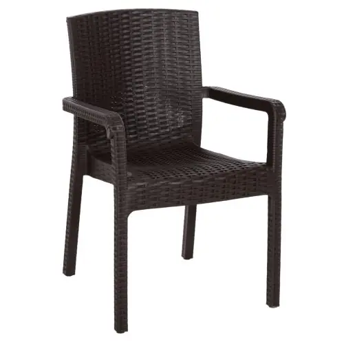 SESSEL AUS POLYPROPYLEN FARBE BRAUN, 56,5 x 55 x 87 Hcm Meistverkauft